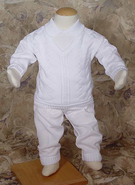 Close-up of Christening Outfit Bodice